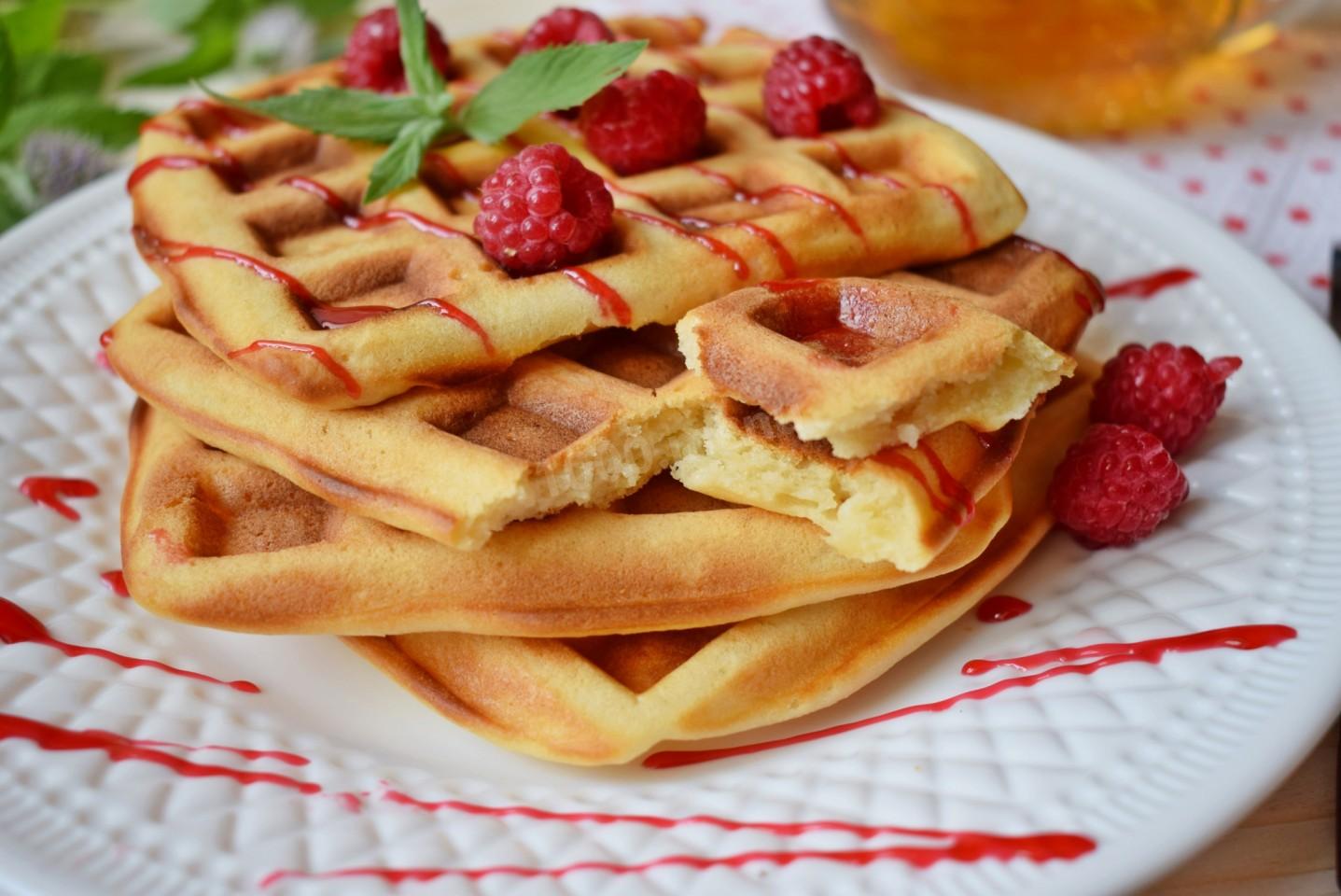 Венские вафли на кефире