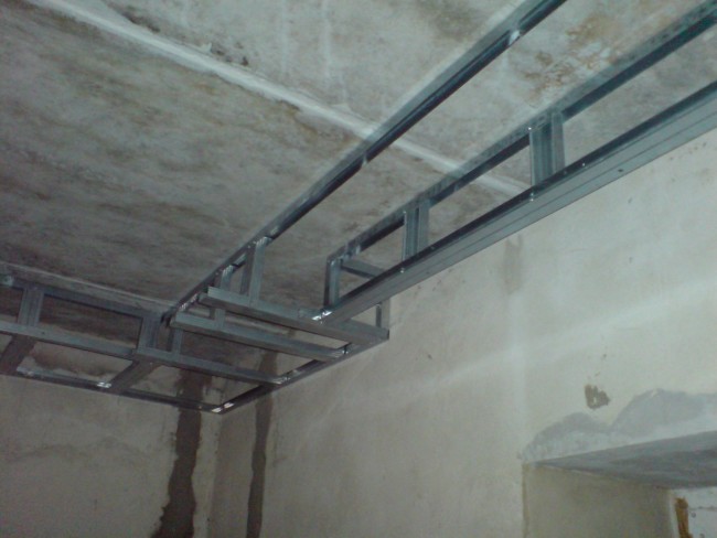 подсветка потолка светодиодной лентой