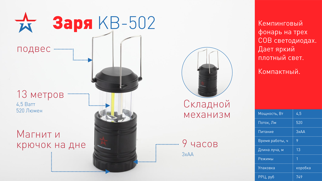 Армия России фонари